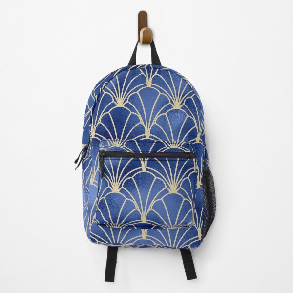 Item preview, Art Deco Blue Ombre And White Trendy Pattern designed and sold by DEC02.