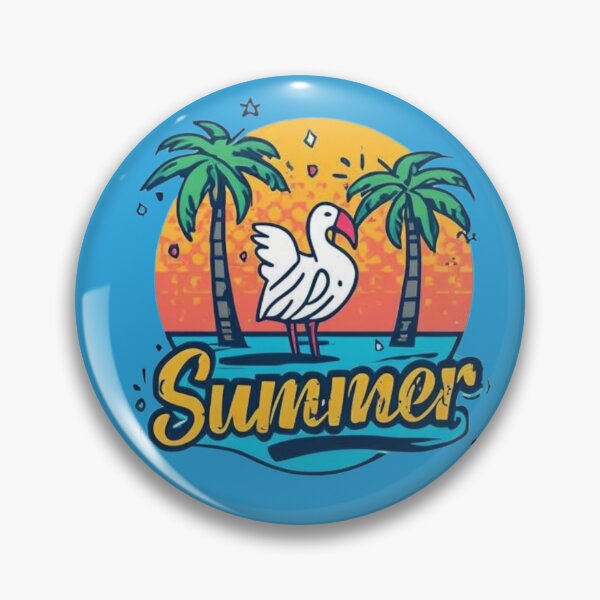 Item preview, Summer Flamingo Paradise - Tropical Beach Sunset Palm Trees Vacation Design designed and sold by Zelott-shirts.