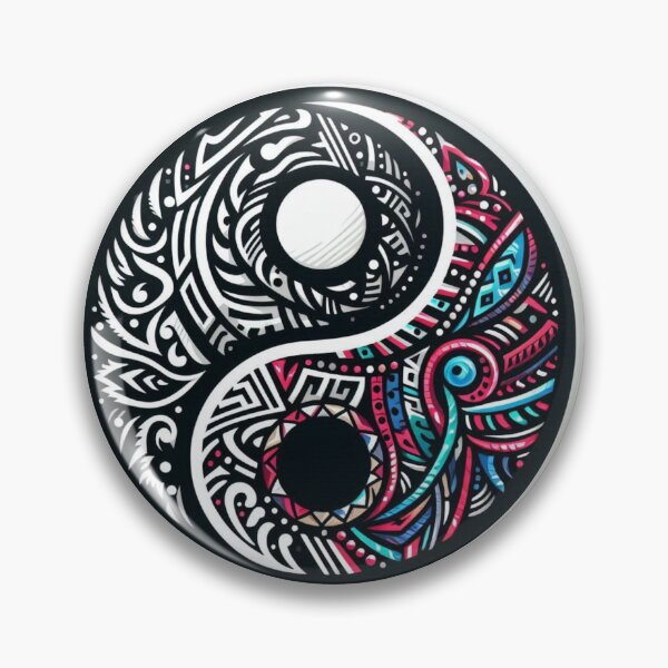 Item preview, yin yang tribal  designed and sold by Lellenatavarez.