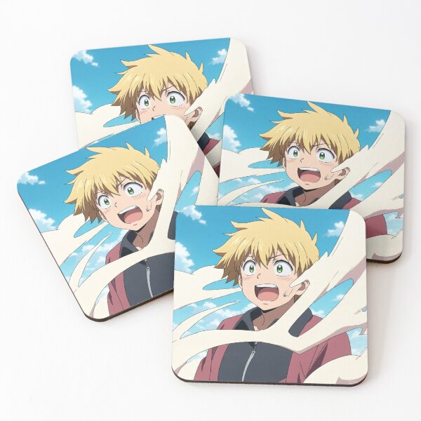 Item preview, Bright Anime Hero Smile – Energetic Fantasy Character Art designed and sold by RushVibeWear.