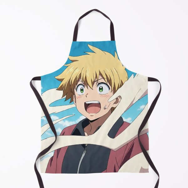 Item preview, Bright Anime Hero Smile – Energetic Fantasy Character Art designed and sold by RushVibeWear.