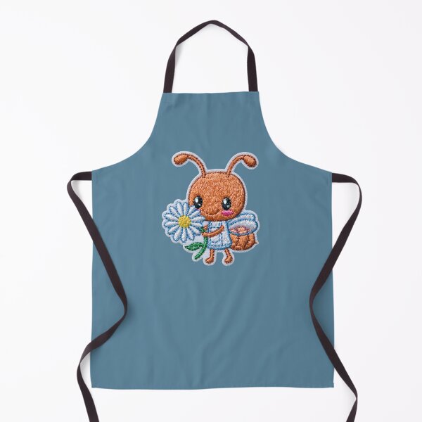Item preview, Cute Embroidered Ant with Daisy designed and sold by MegaNovaArt.