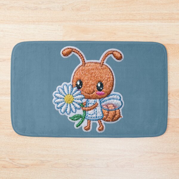 Item preview, Cute Embroidered Ant with Daisy designed and sold by MegaNovaArt.