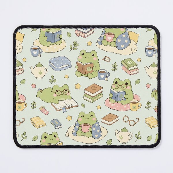 Item preview, Cozy Frog Book Club Pattern designed and sold by Soft Berry Studio.