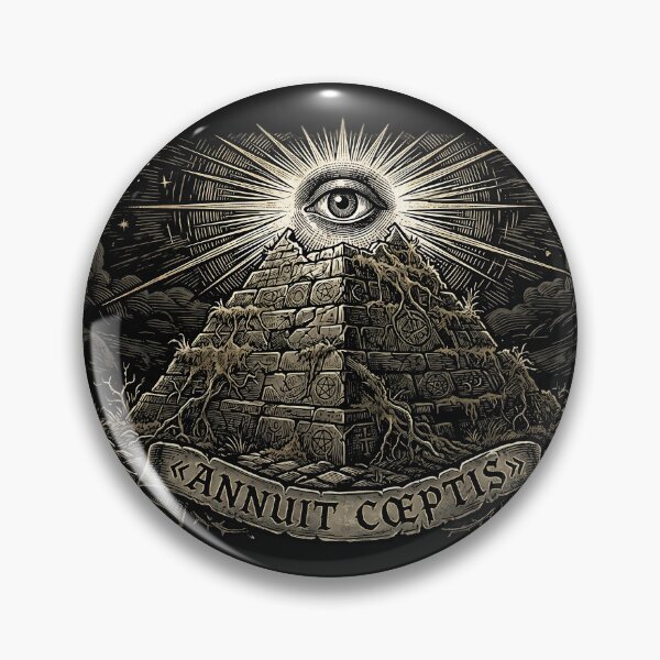 Item preview, Ornate 1776 Annuit Coeptis Illuminati Eye 4th of July Goth T-Shirt designed and sold by DarkOriginArts.