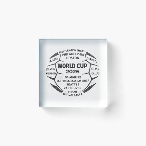 Item preview, World Cup 2026 Host Cities Vintage Soccer Ball designed and sold by ArthUpscale.