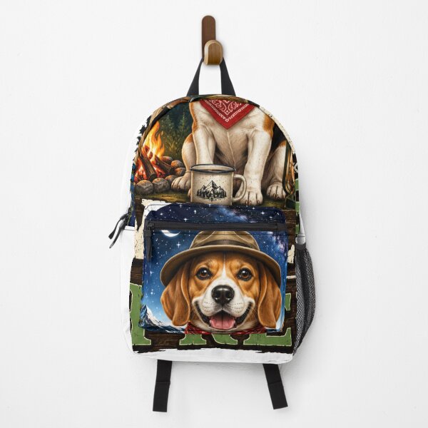 Item preview, Cute Camper Dog Wild Free Sticker designed and sold by PawFusionArt.
