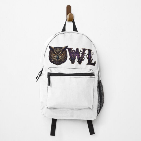 Item preview, OWL Wildlife Typography Night Wisdom Mystery Nature Wall Art designed and sold by Presshue.