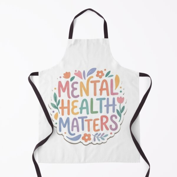 Item preview, Mental Health Matters Cute Colorful Floral Positive Quote designed and sold by Rehnair.