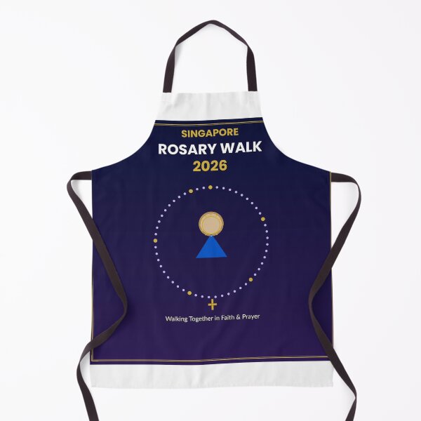 Item preview, Singapore Rosary Walk 2026 — Catholic Pilgrimage Design designed and sold by BenedictTArt.