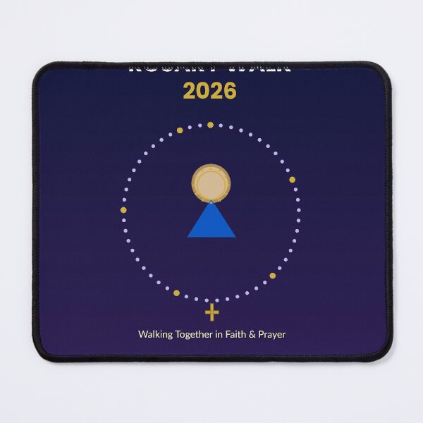 Item preview, Singapore Rosary Walk 2026 — Catholic Pilgrimage Design designed and sold by BenedictTArt.