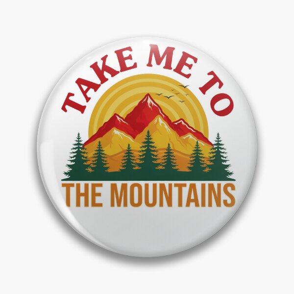 Item preview, Take Me to the Mountains Retro Sunset Illustration designed and sold by Gabe1983.