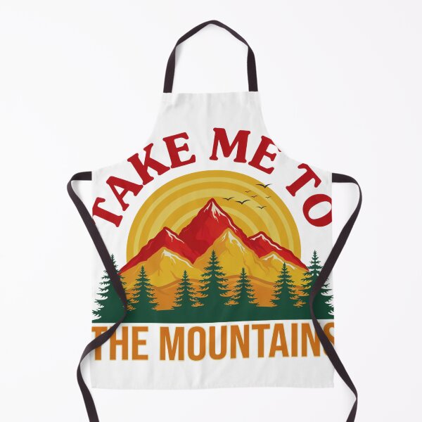 Item preview, Take Me to the Mountains Retro Sunset Illustration designed and sold by Gabe1983.