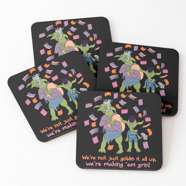 Item preview, Not Just Goblin It Up - Making 'Em Grin designed and sold by SoftArtifact.