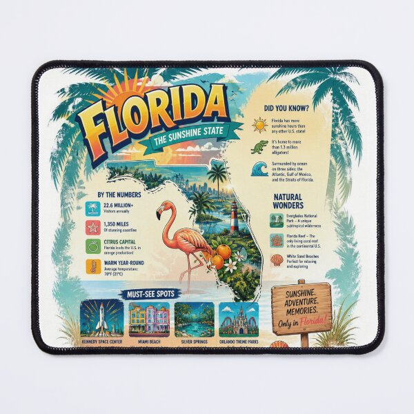 Item preview, beautiful Florida designed and sold by Talpha.