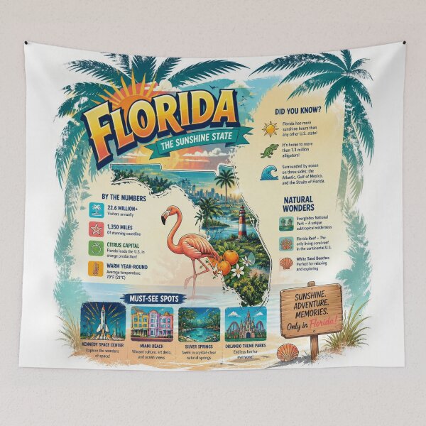 Item preview, beautiful Florida designed and sold by Talpha.
