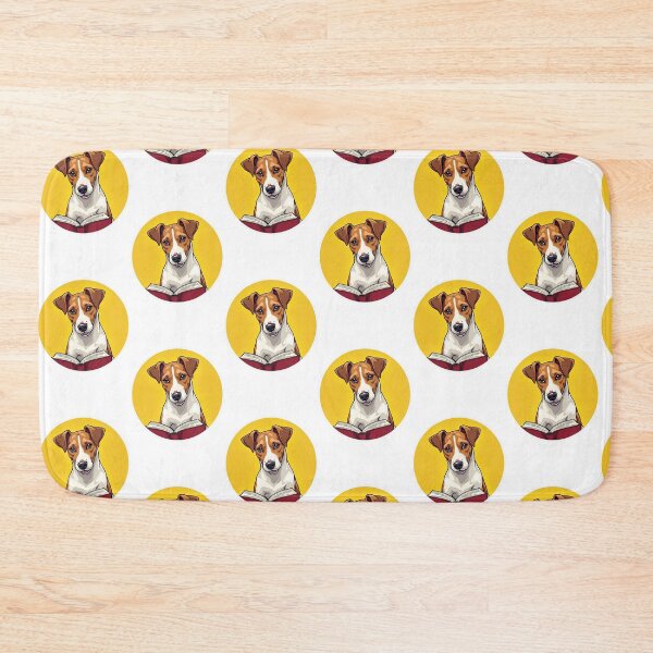 Item preview, Jack Russell Terrier reading book designed and sold by Prints by Mat.