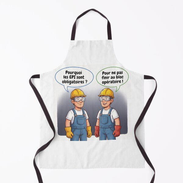 Item preview, Why is PPE mandatory? – Safety humor cartoon 3 designed and sold by WordPlayStudio.