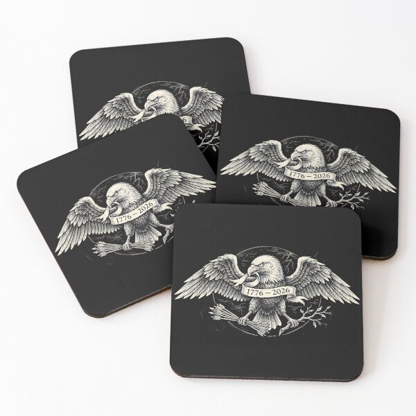 Item preview, Dark Patriotic American Eagle 1776 2026 4th of July T-Shirt designed and sold by DarkOriginArts.