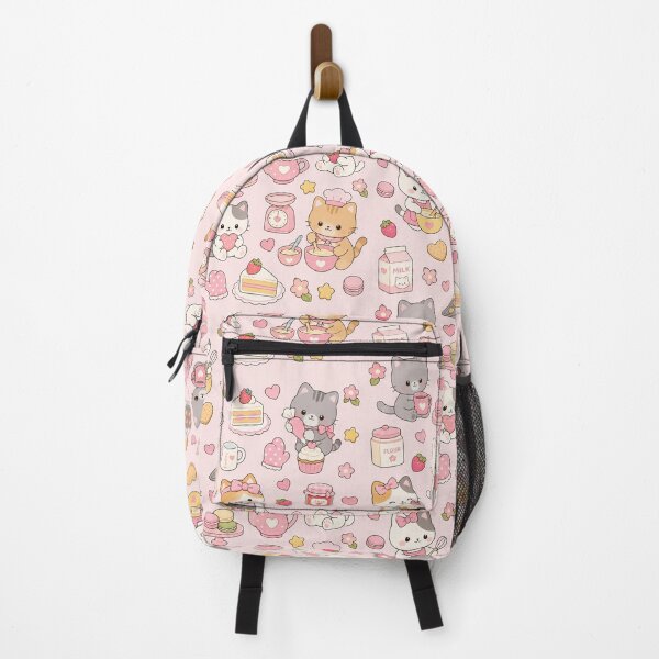 Item preview, Cute Kawaii Baking Cats Pattern designed and sold by Soft Berry Studio.