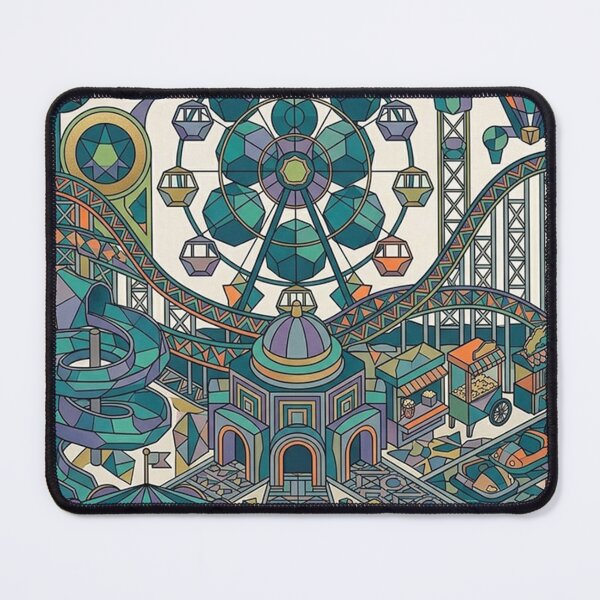 Item preview, Geometric amusement park designed and sold by snoWorkshop.