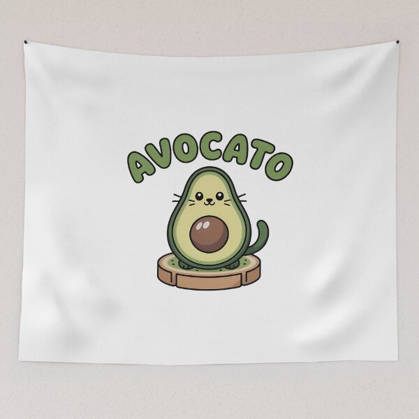 Item preview, Cute Avocado Cat designed and sold by koolthis.