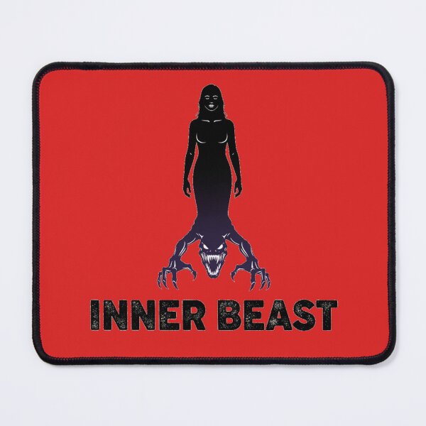 Item preview, Inner Beast – Dark Shadow Monster Alter Ego Surreal Art designed and sold by puzzell.