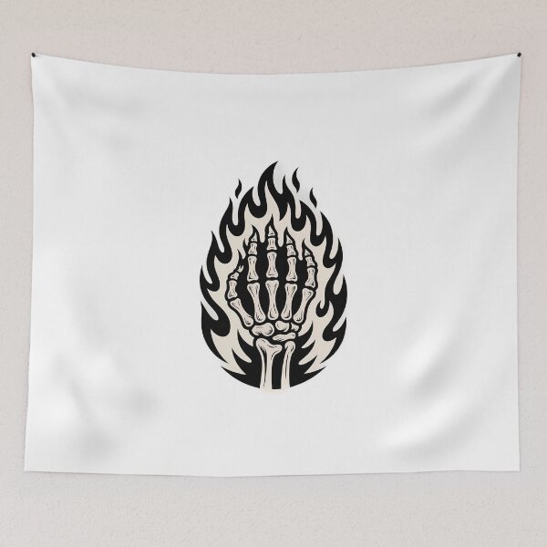 Item preview, Skeleton Hand Fire designed and sold by koolthis.