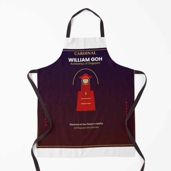 Item preview, Cardinal William Goh Archbishop of Singapore — Catholic Tribute Design designed and sold by BenedictTArt.