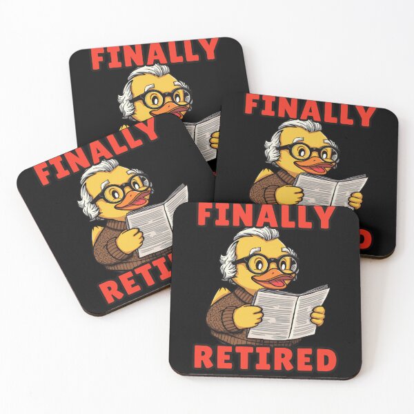 Item preview, Retired Quacker – Finally Retired designed and sold by RubberQuack.