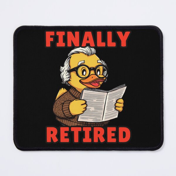 Item preview, Retired Quacker – Finally Retired designed and sold by RubberQuack.