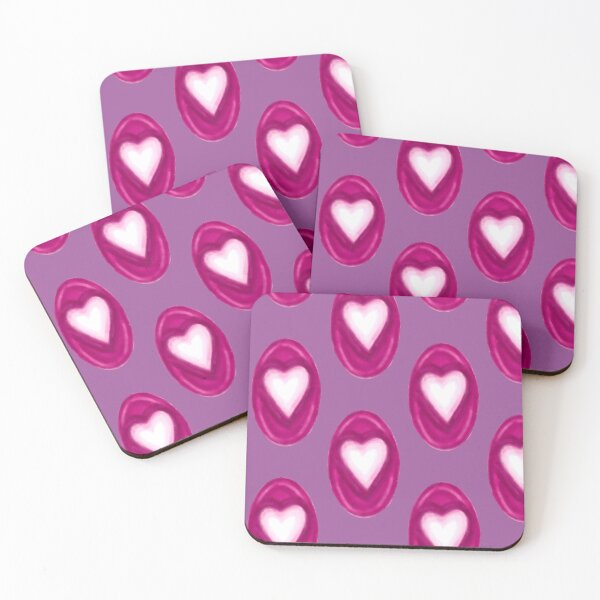Item preview, Cute pink hearts 3d Vibrant aesthetic decor pattern designed and sold by Shukasya-Arts.