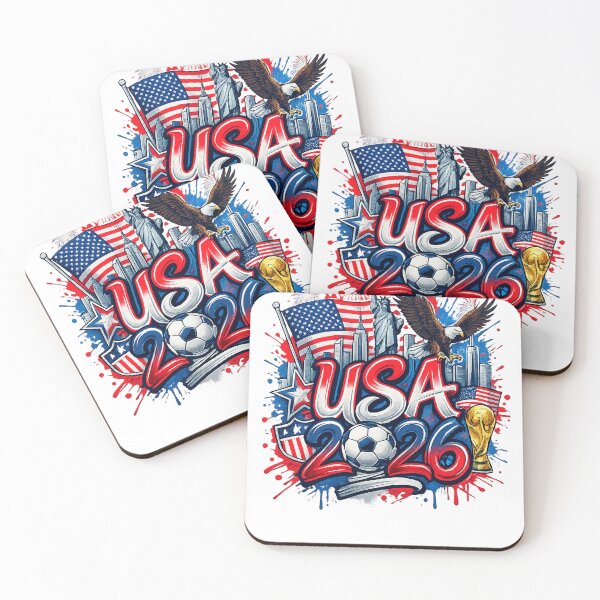 Item preview, USA 2026 Soccer Fan Design | USA 2026 FIFA World Cup Soccer T-Shirt designed and sold by CreativeNest Prints.