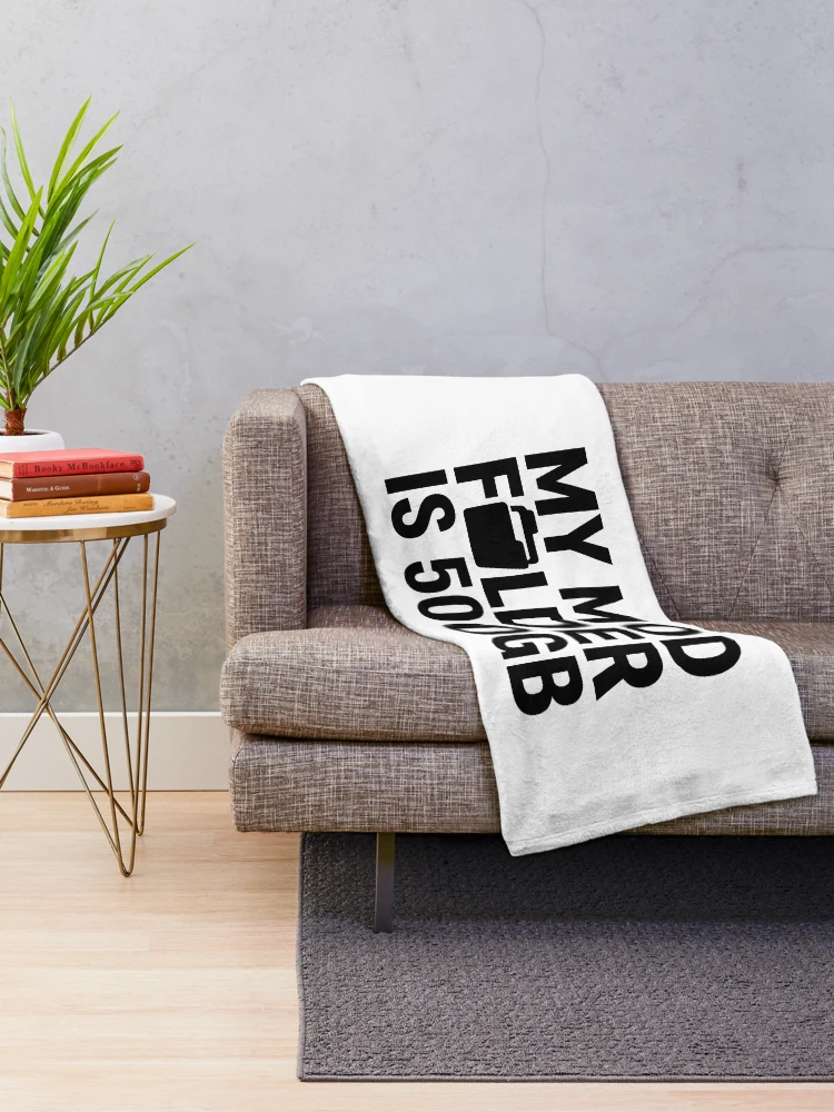 Thumbnail 2 of 6, Throw Blanket, Mod Folder Hoarder - Sim Racing Humor designed and sold by GarageGraphics.