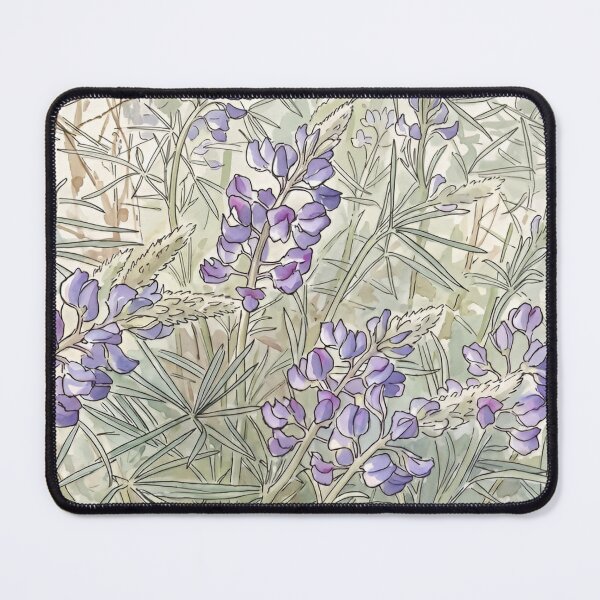 Item preview, Wild Lupines | Pen and Watercolor Botanical Art designed and sold by Debbie Schulte.