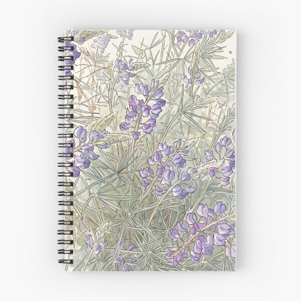 Item preview, Wild Lupines | Pen and Watercolor Botanical Art designed and sold by Debbie Schulte.