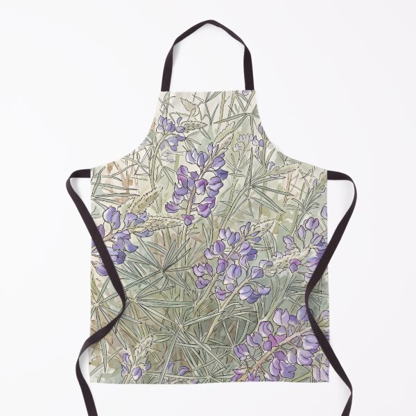 Item preview, Wild Lupines | Pen and Watercolor Botanical Art designed and sold by Debbie Schulte.