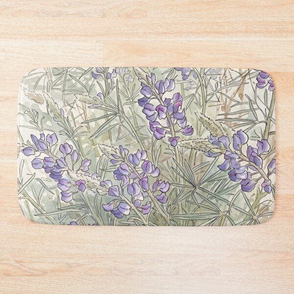 Item preview, Wild Lupines | Pen and Watercolor Botanical Art designed and sold by Debbie Schulte.