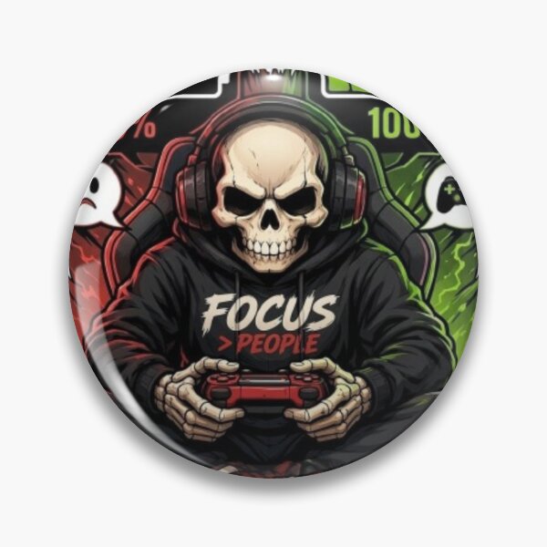 Item preview, Social Battery 0 Gaming Battery 100 Gamer Skull Meme designed and sold by Northern Glow Art.