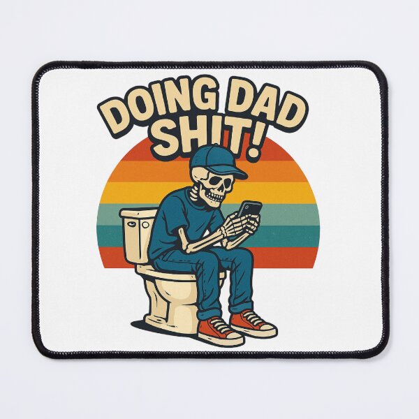 Item preview, Doing Dad Shit Toilet Tee designed and sold by Log77.