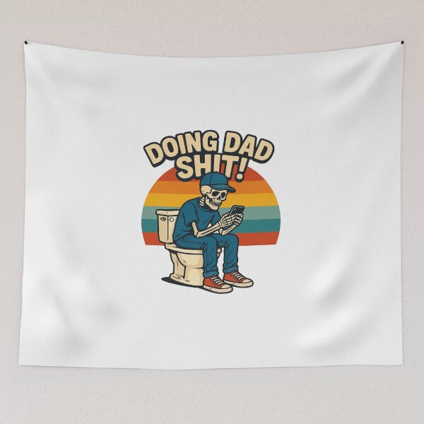 Item preview, Doing Dad Shit Toilet Tee designed and sold by Log77.