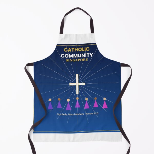 Item preview, Catholic Community Singapore — Diverse Faithful Under the Cross designed and sold by BenedictTArt.