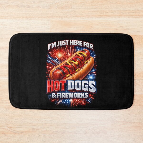 Item preview, I am just here for Hot Dogs & Fireworks 4th of July Gift designed and sold by XYZ Studio.