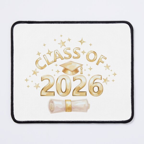 Item preview, Class of 2026 Graduate with Gold Graduation Hat, Diploma & Stars designed and sold by jeweleddesigns.