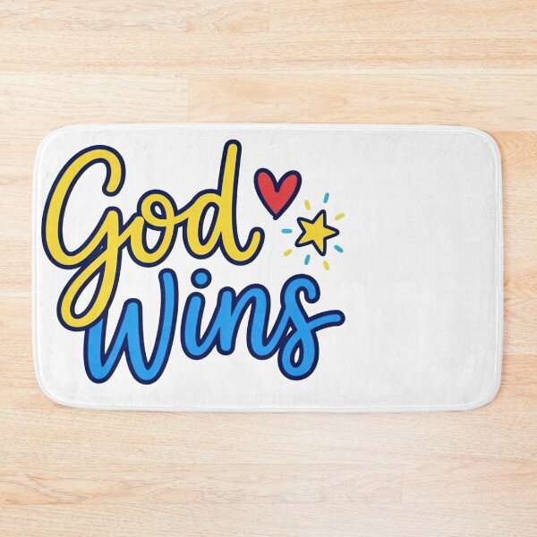 Item preview, God Wins Christian Faith Victory Believer Design designed and sold by JMDesignHub.