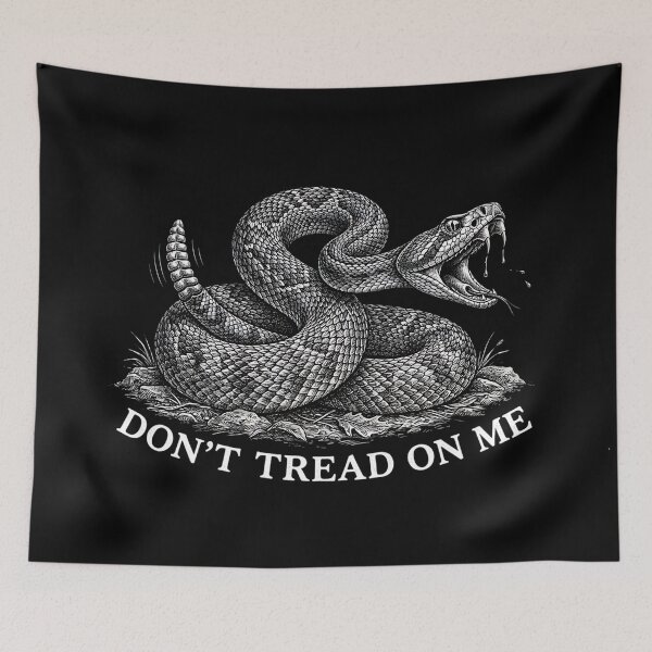 Item preview, Gothic Gadsden Rattlesnake Dont Tread On Me 4th of July T-Shirt designed and sold by DarkOriginArts.
