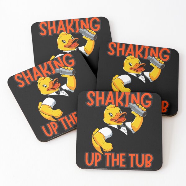 Item preview, Bartender Quacker – Shaking Up the Tub designed and sold by RubberQuack.