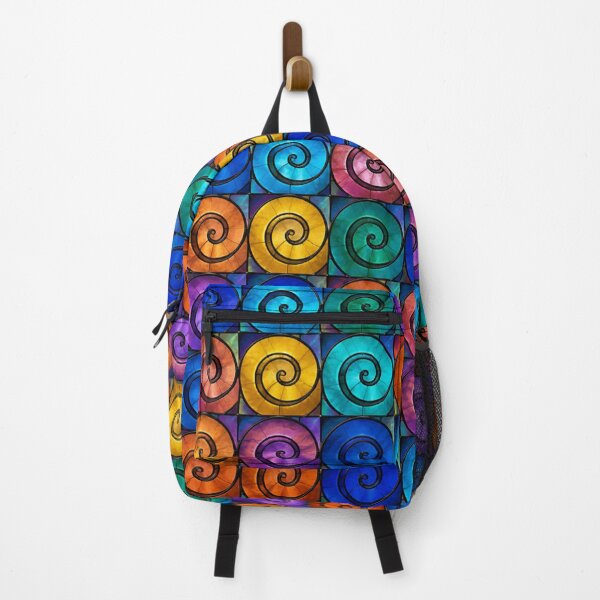 Item preview, Hypnotic Stained Glass Spiral Grid designed and sold by Dresut.