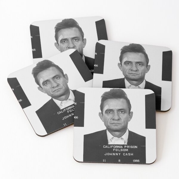 Item preview, Johnny Cash Mugshot designed and sold by LockedUp.