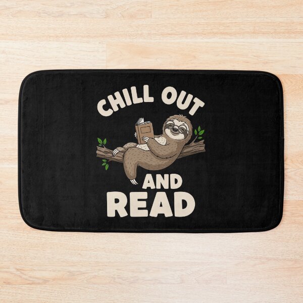 Item preview, Chill Out and Read Funny Inspirational Sloth – Embrace Calm and Self-Care designed and sold by Magraphx.